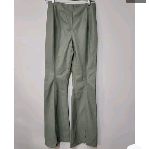 Free People Real Deal Slit Vegan Pants Size 27 - Picture 5 of 7